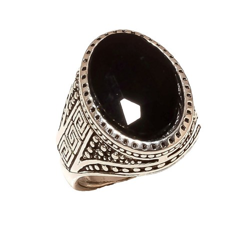 Purple Fossil Coral 925 Silver Plated Ring US 9.5 Amazing Gift