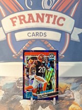2023 Donruss Optic DJ Turner Rated Rookie Purple Shock Prizm #220 - Bengals