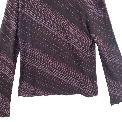 Lida Baday Women's Long Sleeve Pullover Top Purple Size L - Picture 2 of 8