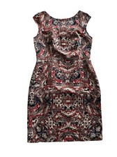 NWT The Limited Sleeveless Paisley Sheath Dress Women’s Size 8 Lined Work Career