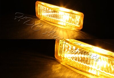 Chrome Housing Universal 5 x 1.75 Rectangle Clear Glass Lens Fog Light 2PCS
