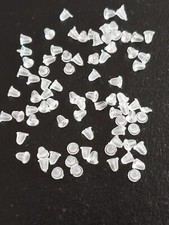 Soft Rubber Silicone Earring Backs Replacement Stopper Ear Nut Bullet
