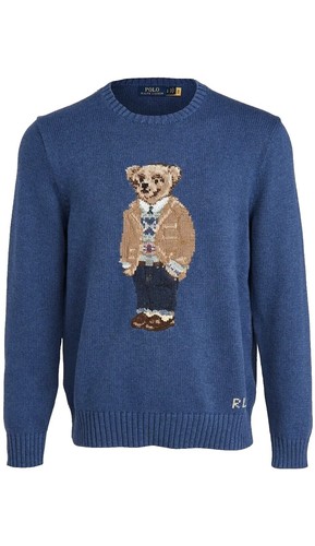 Pull Col Rond Luciano Barbera En Cachemire 100% - Taille 3XL (58 US) - Bleu Foncé - Neuf Avec étiquette