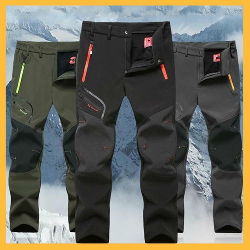 Pantalones Para Hombres De Invierno Ropa Impermeable Para Nieve Frio  Senderismo | eBay