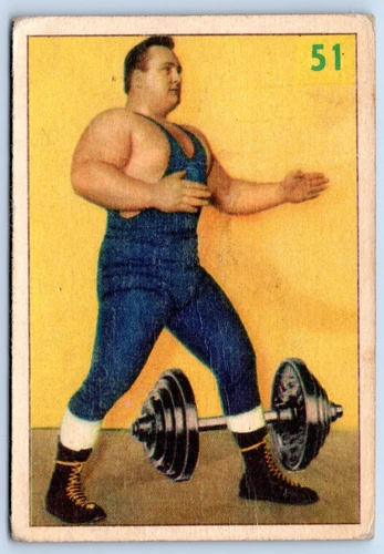 DOUG HEPBURN RC 1955-56 PARKHURST WRESTLING 55-56 #51 GOOD+             71622