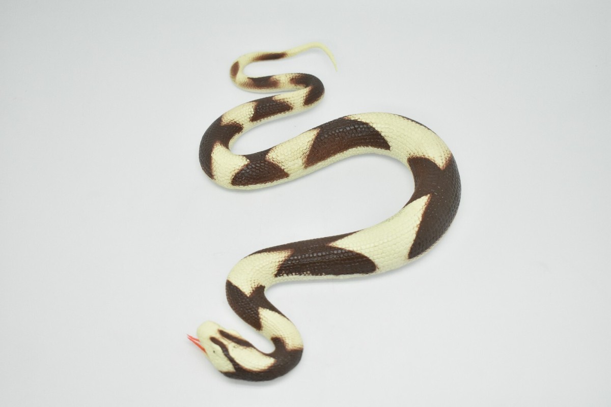 Copperhead Snake Toy Diamond, Realistic Rubber Replica Model, 12