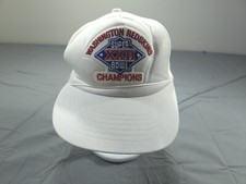 Vintage Washington Redskins Hat Cap Snap Back ADJ Super Bowl 22 Champions 80s