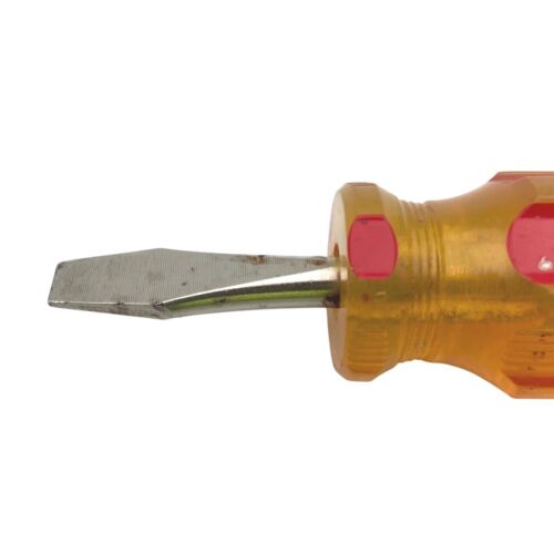 Cacciavite vintage Stanley 64-842 testa piatta scanalato corto Stubby 3,5" made in USA - Foto 4 di 9