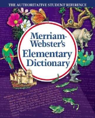 Merriam Webster 75 Merriam-webster's elementary dictionary, laminated har - GOOD