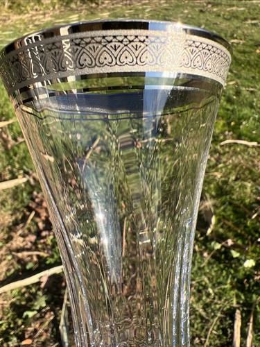 Mikasa Crystal Palatial Platinum Flute Champagne Glasses 5 - Picture 8 of 16