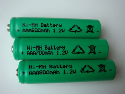 Akku Micro AAA Ni-MH 600mAh 700mAh 800mAh 1,2V für Solar-Leuchten Lampen Telefon