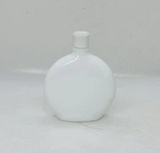 Vintage 1970s White Glass Perfume Bottle 3” Tabletop Art Decor 3