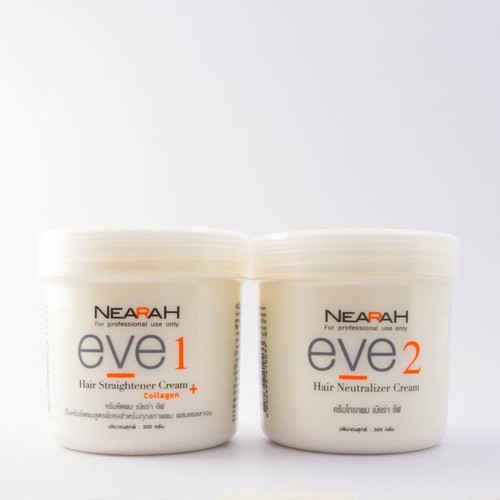Collagen Hair Straightener Cream Set Nearah All Type Strong Resistant Smoothen - Picture 11 of 12