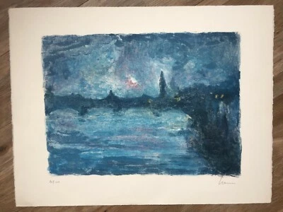 LITHOGRAPHIE ORIGINALE  -  Signée & Numérotée  -  1979 - Photo 1/4