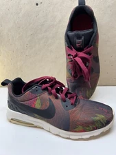 Nike Air Max Motion Low size 9 Women Black Floral Running Shoes YGI G1S-45 run