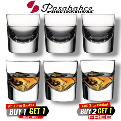 6er Set Pasabahce Professional 130cc Whisky Schnapsglas Set kommerzielle Becher