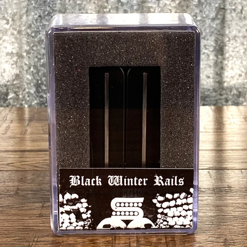 Seymour Duncan Black Winter Rails Guitar Humbucker Pickup Bridge Black