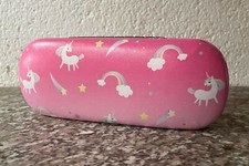 REDUCED!! Cute Unicorn Ombre Hard Shell Glasses Case Bright Colours - RRP £10