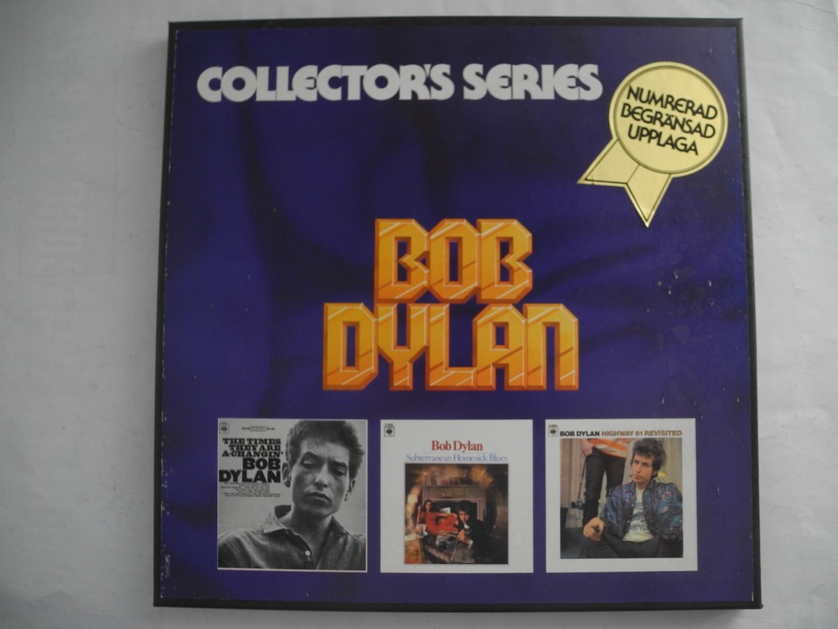 BOB DYLAN Collector's Series 3 LP box 1978 Sweden/Holland 66337