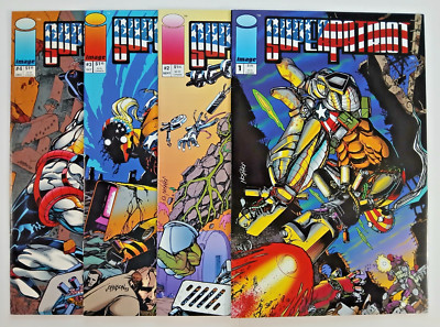Superpatriot #1-4 VF/NM (1993, Image Comics lot) Erik Larsen, 2 3