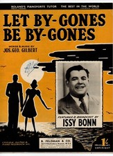 song sheet LET BY-GONES BE BY-GONES Issy Bonn 1946