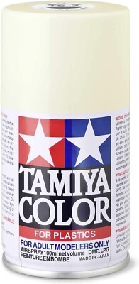 Tamiya #85007 TS-7 Racing White Spray 3.3 ounce Free Shipping