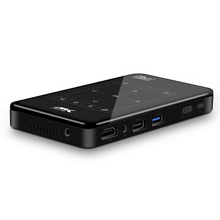 Mini Projector 1080P HD Video DLP Projector Android 9.0 bluetooth home theater  - Image 3 of 4