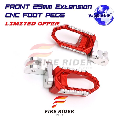 CNC 25mm Lowering Front Large Foot Pegs For Honda VFR1200F - Picture 2 of 12