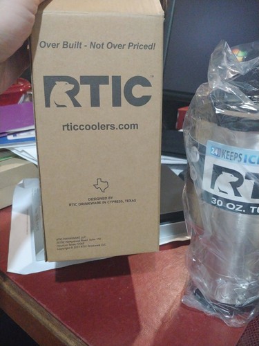 Rtic 30 Oz Stainless Steel Tumbler Travel Hot Cold Beverage Mug Cup Lid - Picture 7 of 9
