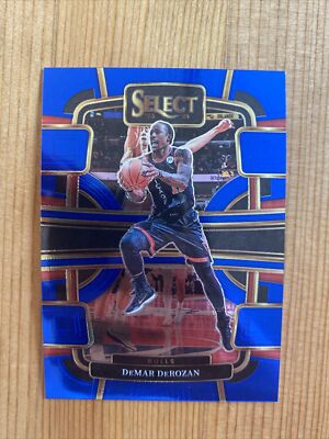Panini 2023-24 Select NBA No. 10 DeMar DeRozan Blue Concourse