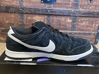 2006 Wieger Nike Dunk Low Pro SB 304292-014 Size 11.5 Black/White Rare Pair