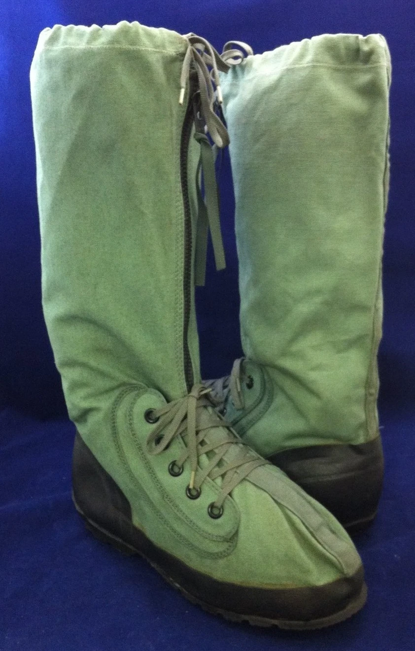 NEW Genuine USGI Mukluk Extreme Cold Weather Boots Green Duck Canvas XS S M L XL