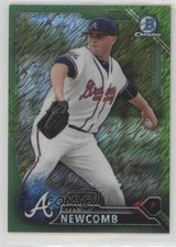 2016 Bowman Chrome Prospects Green Shimmer Refractor 91/99 Sean Newcomb 0a3