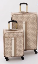 Guess Suitcase Caramel brown Logo pattern, Brand New, Large &Small.