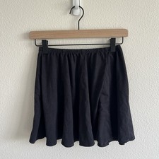 Brandy Melville Black Skater Skirt Elastic Waist One Size