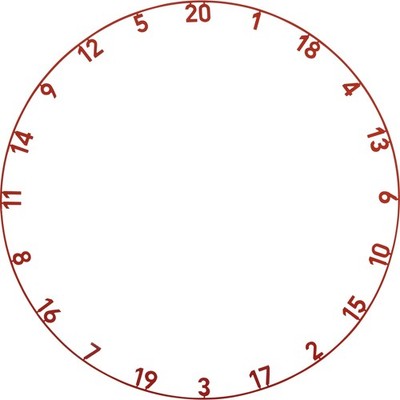Precise180 - One Piece Lasercut Zahlenring
