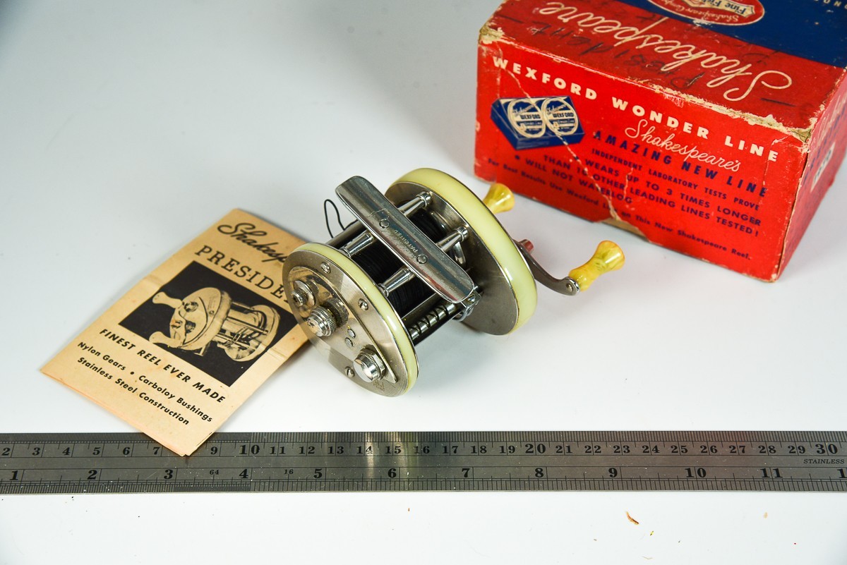 シェイクスピア　Shakespeare President 1970 Vintage Shakespeare President #1970 Reel w/ Leather Case | eBay