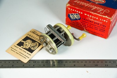 Vintage Shakespeare President 1970 Antique Fishing Reel in