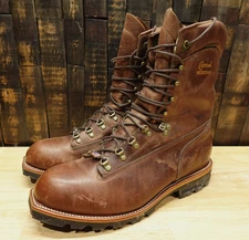 Chippewa Boots Men 14 E Brown Weddell Bay Arctic Insulated Work Sherpa 25492 USA