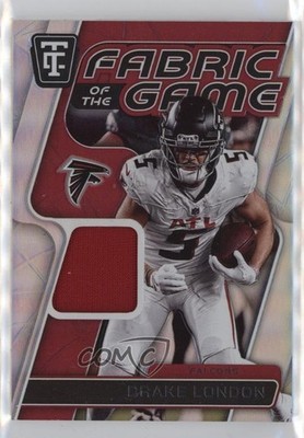 2024 Panini Totally Certified Fabric of the Game /149 Drake London #FG-DRL 0c9e