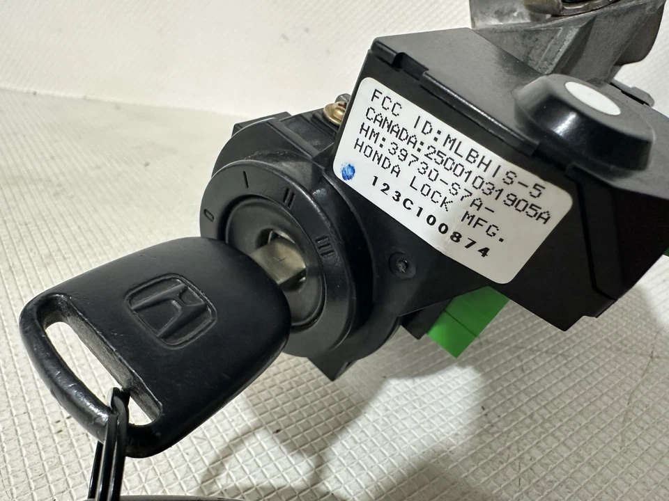2002-2005 Honda CRV  Ignition Lock Switch With Key Automatic Transmission OEM - Image 3 of 4