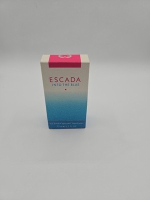 Escada Into The Blue Eau de Parfum Spray 2.5 fl.oz 75ml Discontinued Open Box Se