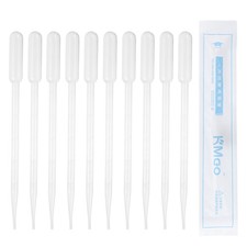20pz Pipette Plastica 5ml Contagocce Monouso Trasferimento Calibrate con Bilancia
