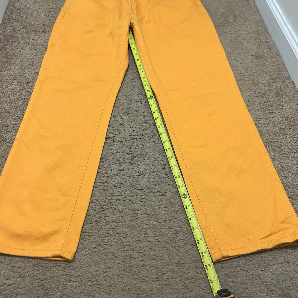 Pantalones de mezclilla para hombre Levi’s 541 calce atlético naranja neón blanco lengüeta W34 L32 Foto 2 de 4