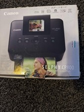Canon SELPHY CP800 Compact Photo Printer Black boxed with all accessories cables