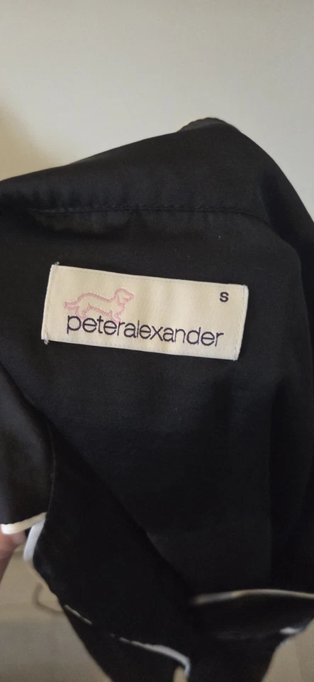 PETER ALEXANDER - Chic Satin Shortie PJ Set - Black - Size S - image 4 of 4