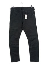 G-Star RAW Herren Jeans Slim Fit Schwarz W34/L34 Stretch Denim