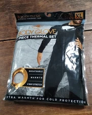 Body Glove Men's XL Gray 2PC Thermal Pants & Shirt  Set