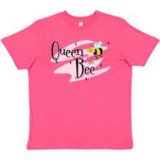 Inktastic Queen Bee Youth T-Shirt Bumble Crown Cute Honey Flower Tee Kids Child