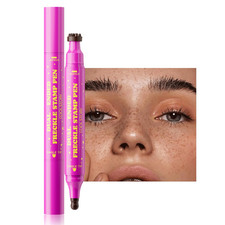 Dual-Ended Freckle Stamp Pen Realistic Faux Freckles Makeup with Soft Sponge S